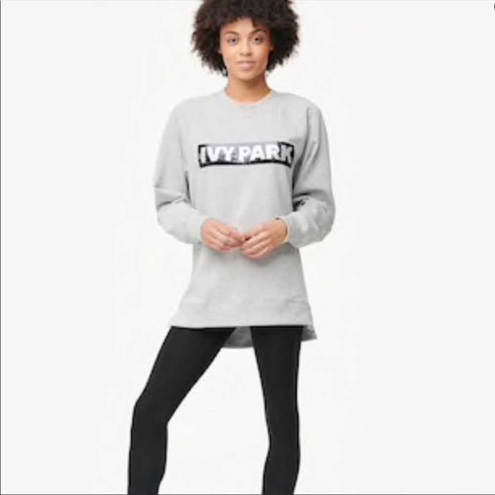 NWT’s Ivy Park Sequin Brush Sweatshirt